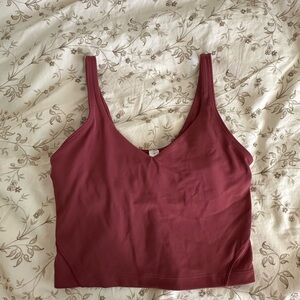 Lululemon Align Tank Top - Mulled Wine Maroon Red